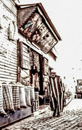Gewürzhändler in den Souks von Marrakesch Marokko, impressionistische Komposition, Fine Art Fotografie limitierte Edition